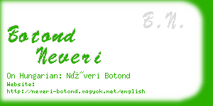 botond neveri business card